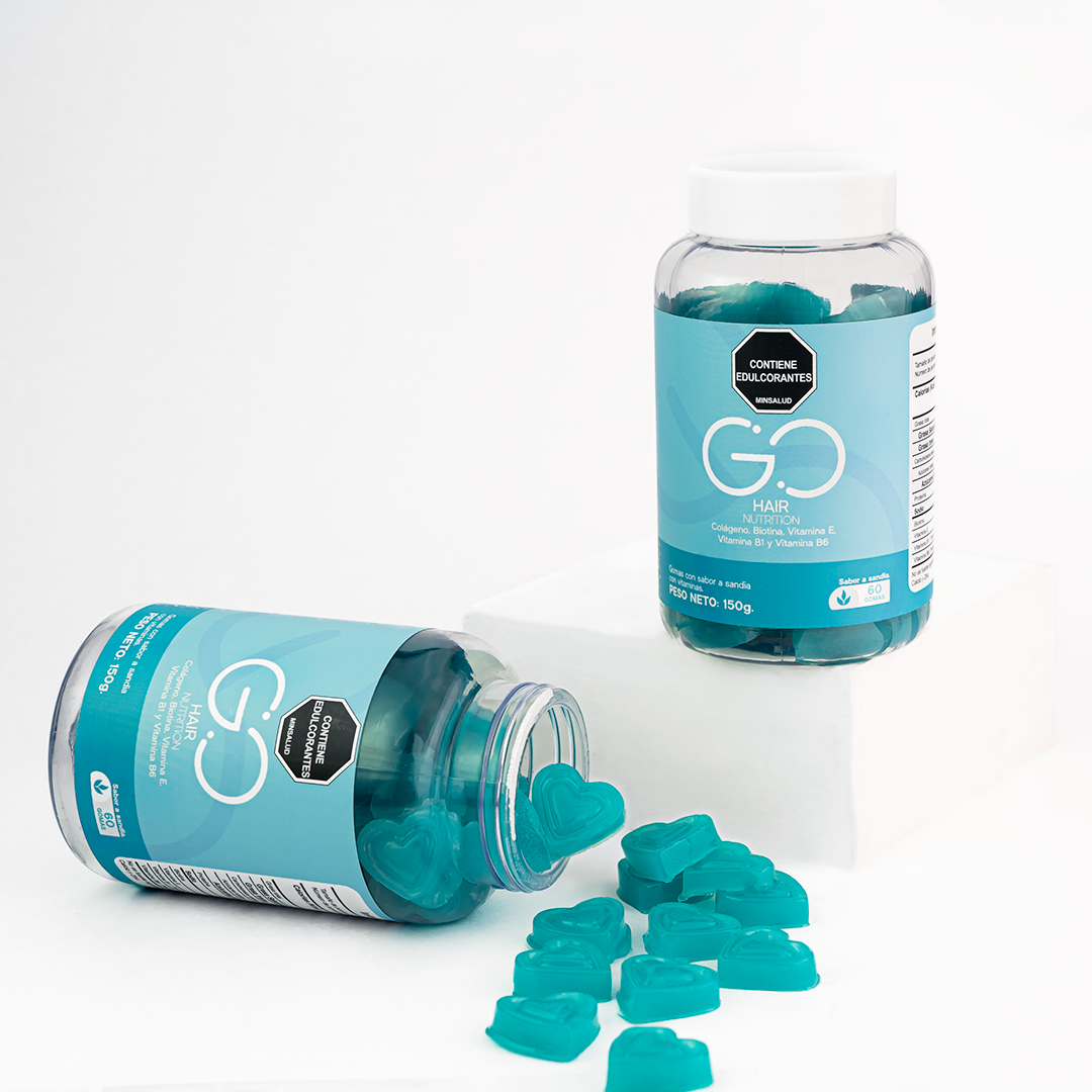 2x1 Gomas de colageno Go Hair 60 gomas - Image 2